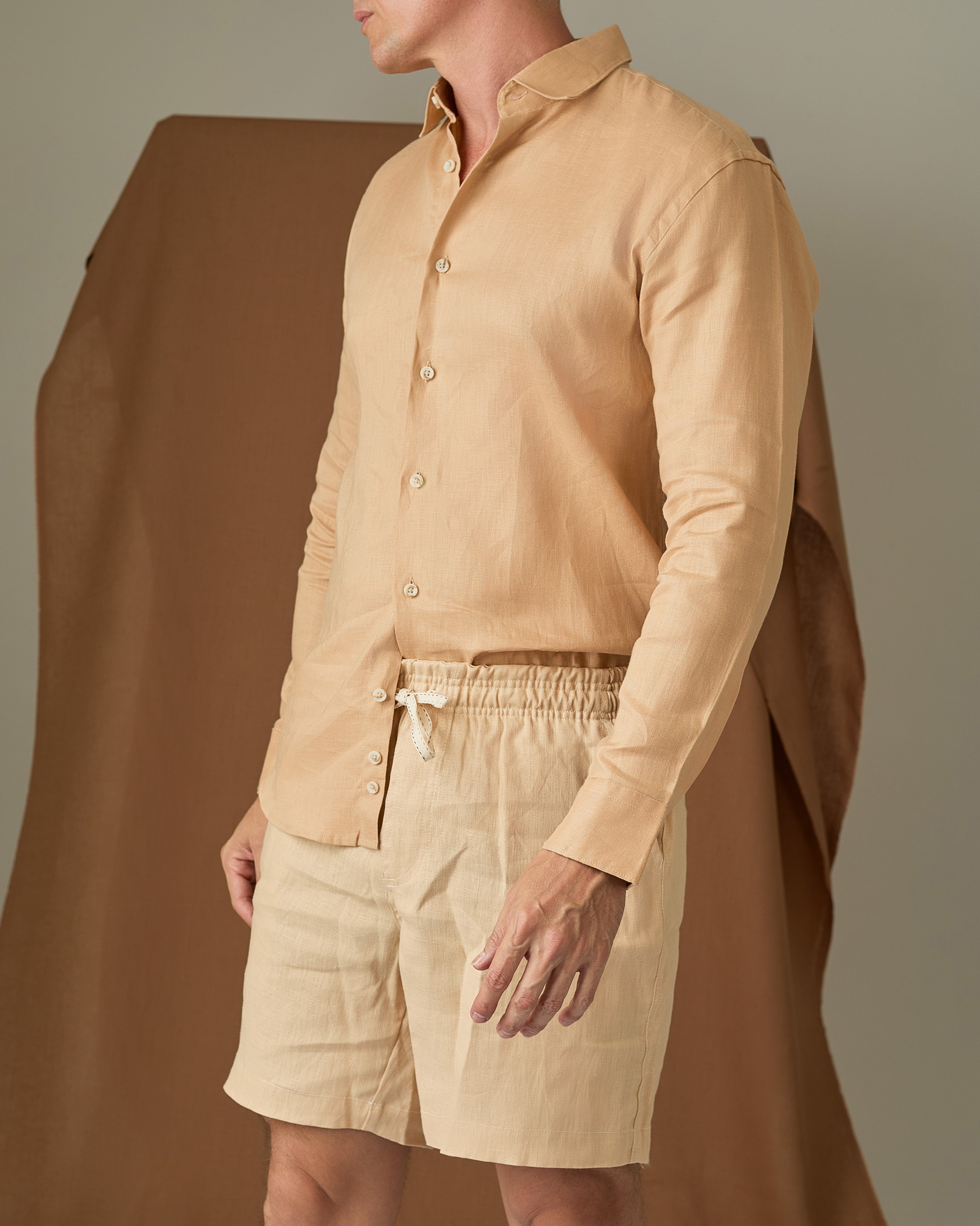 Tan Camisa Manga Larga