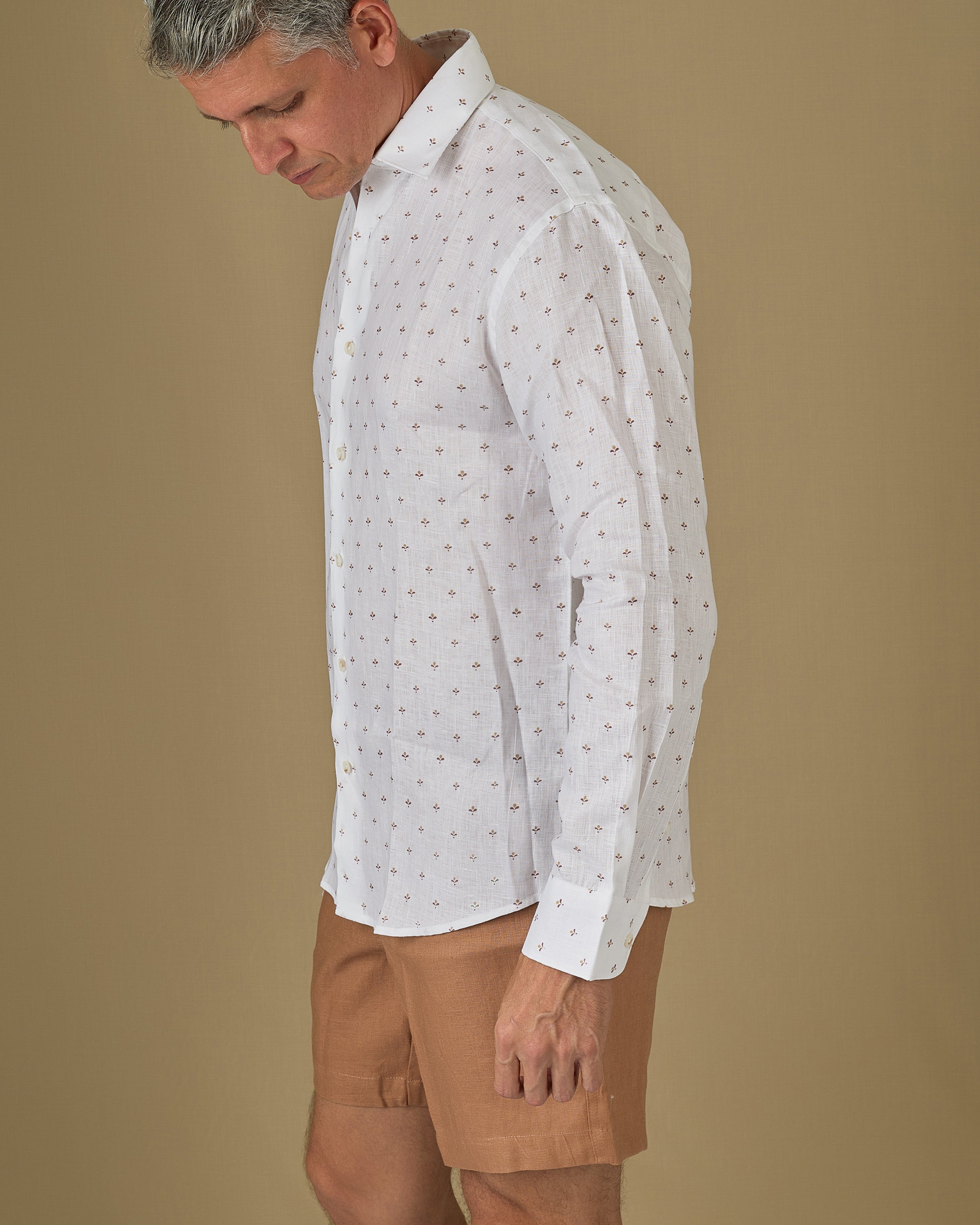 Ethnic Camisa Manga Larga