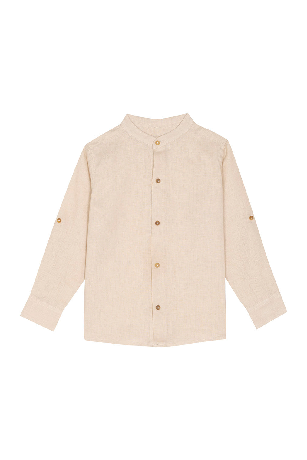 Light Beige Camisa Manga Larga Neru